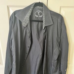 FOUR Men's Bugatchi shirts, Size L